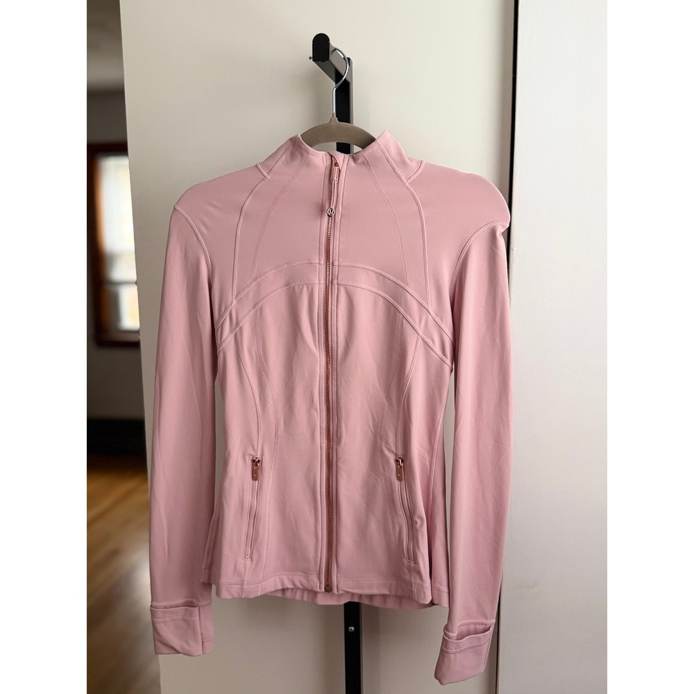 Lululemon Define Jacket *Nulu – Size 6 – Pink Haze / Rose Gold